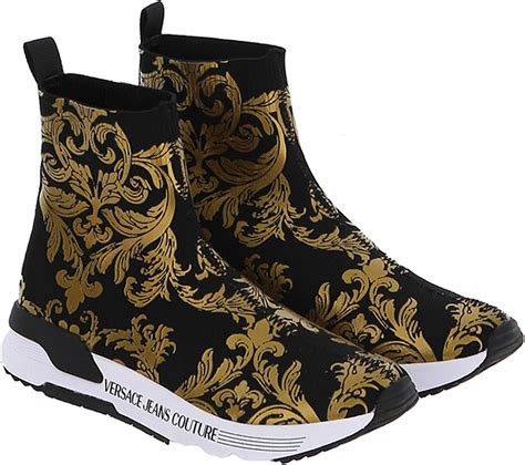 scarpe a calzino versace|versace sneakers.